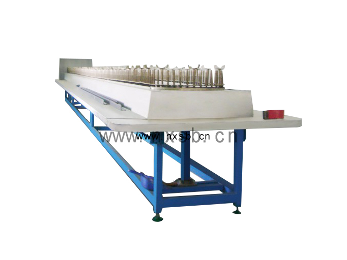 Ground-chain automatic painting and drying tunnel line